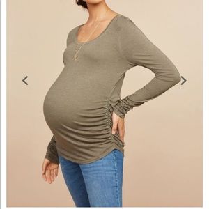 Maternity long sleeve thin shirt